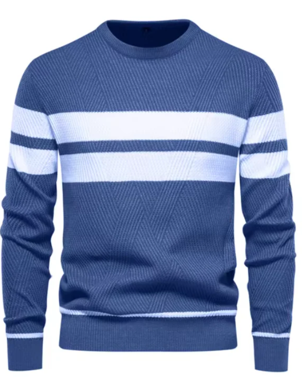 Stylish Men's Sweater With Stripes
