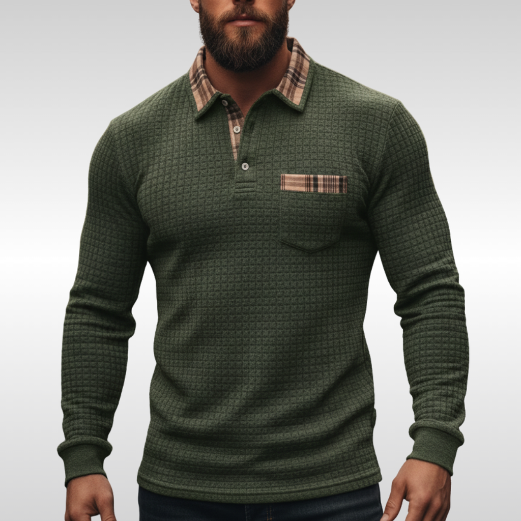 OWEN WAFFLE POLO SHIRT | SMART COMFORT FOR EVERYDAY WEAR