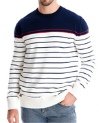 Men's Sweater With Stripe Design