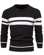 Stylish Men's Sweater With Stripes