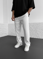Ribbed Relaxed Fit Trousers