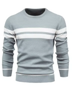 Stylish Men's Sweater With Stripes