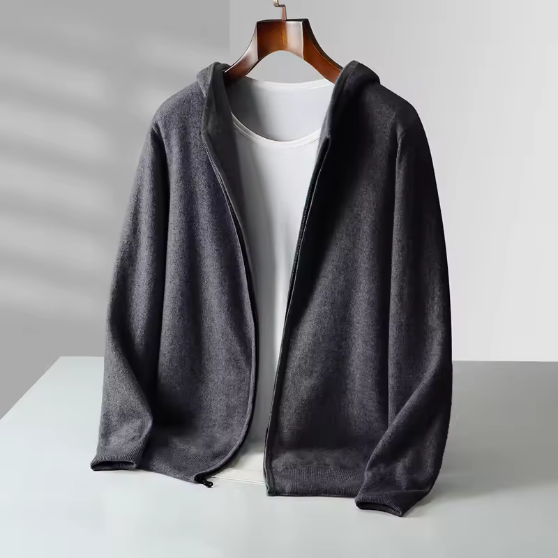 PURE MERINO WOOL HOODIE