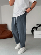 Straight-leg Linen Trousers