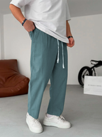 Straight-leg Linen Trousers