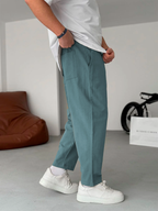 Straight-leg Linen Trousers