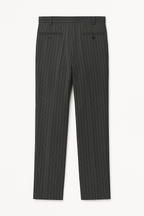 Pinstripe Pleated Trousers