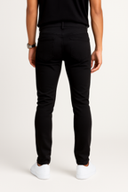 Slim-Fit Casual Solid Pants