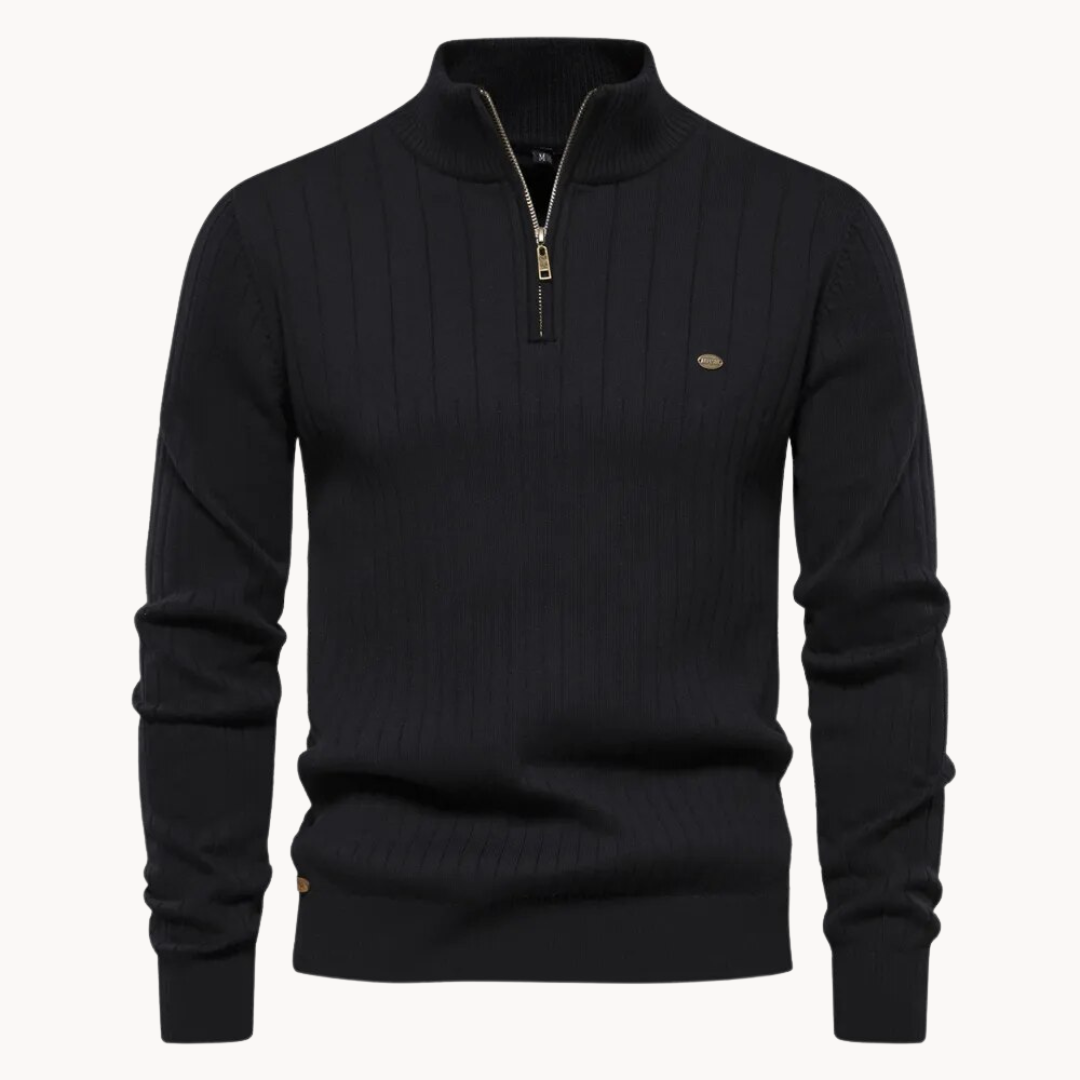 Quarter Zip Sweater