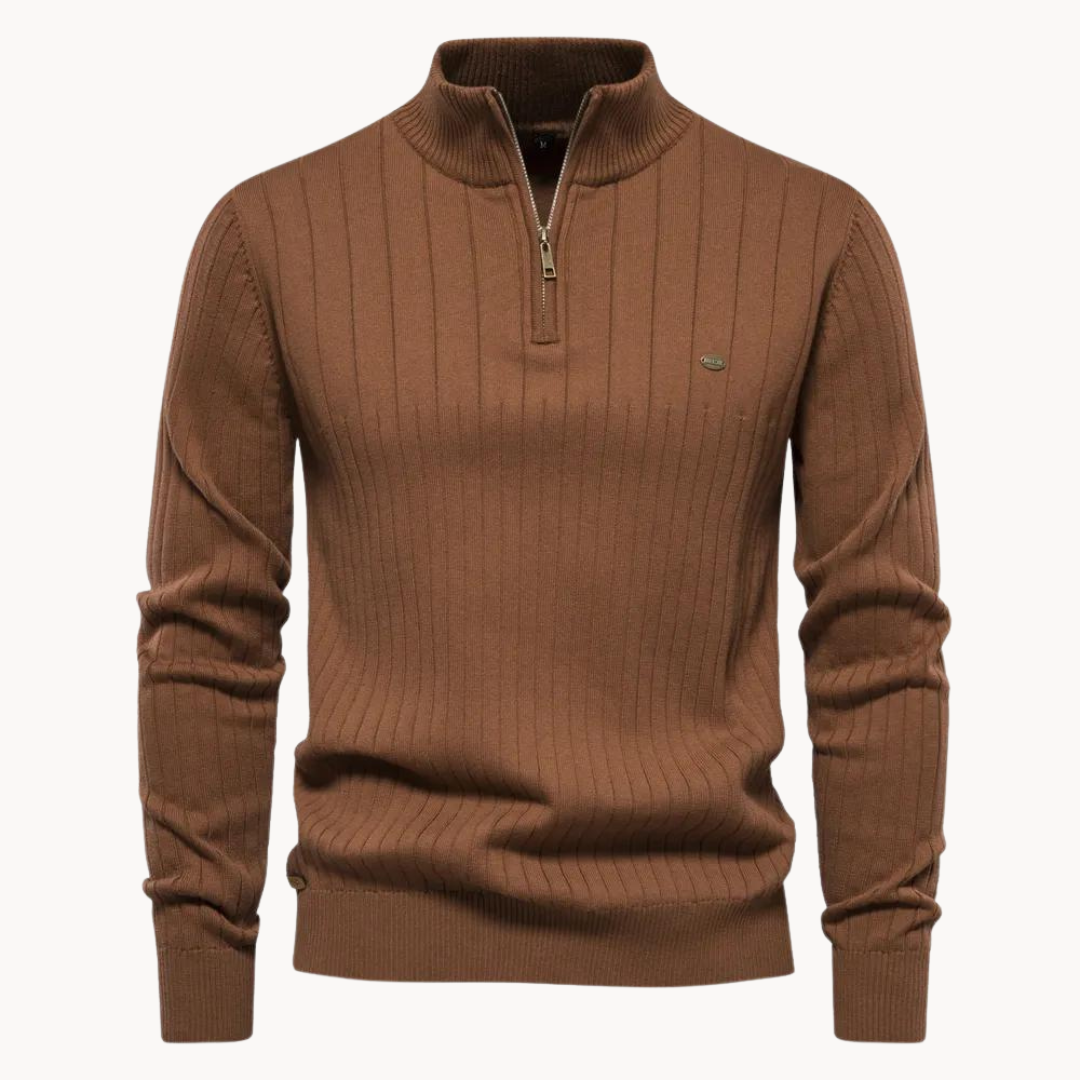 Quarter Zip Sweater