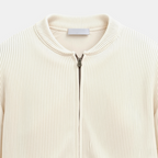 Solid Knitted Crew Neck Cardigan