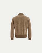 Suede Bomber Jacket