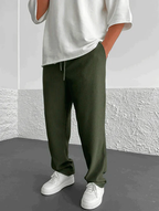 Ribbed Relaxed Fit Trousers