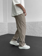 Ribbed Relaxed Fit Trousers