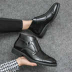 Darell | Double Monk Strap Boots