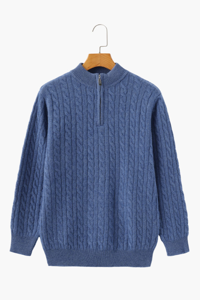 Woven Half Zip