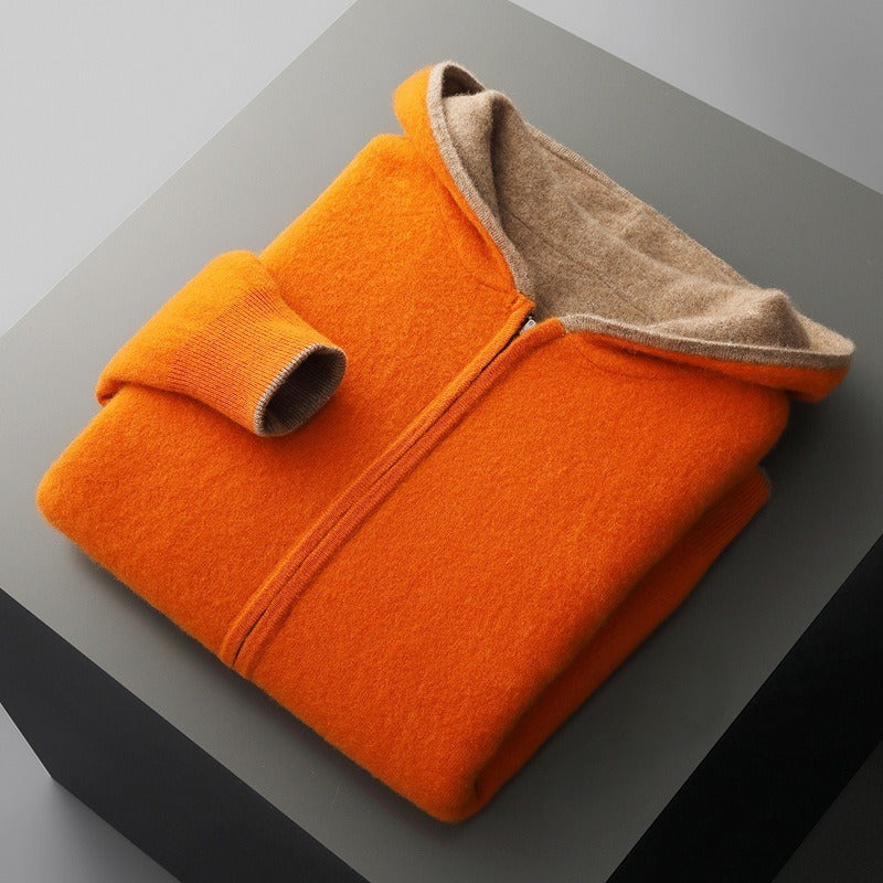 PURE MERINO WOOL HOODIE