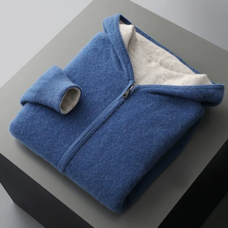 PURE MERINO WOOL HOODIE