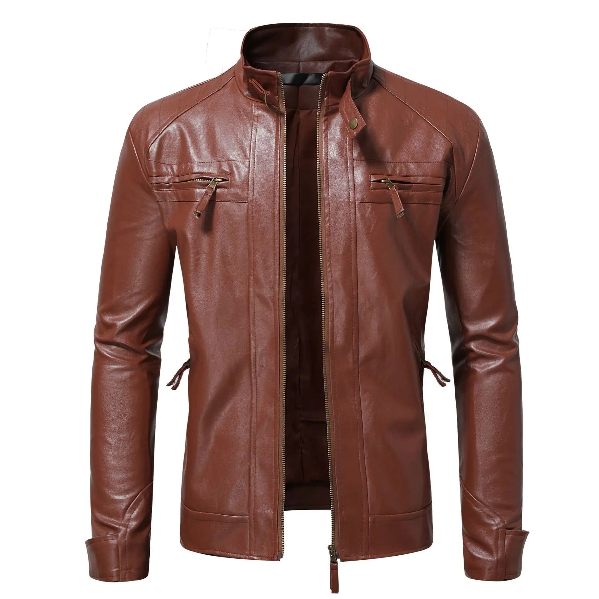 Elegant Leather Jacket for Men