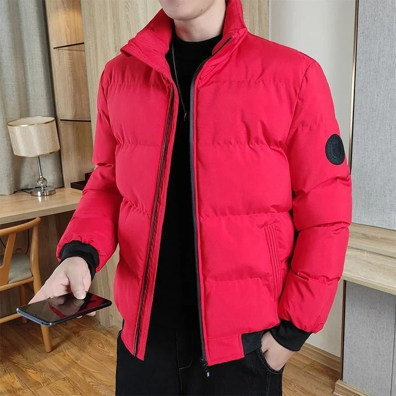 Elegant Windbreaker Jacket for Men