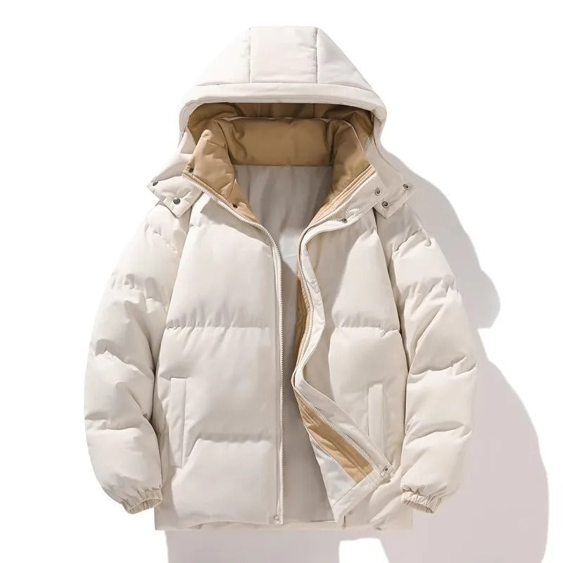 Elegant Hooded Jacket for Men