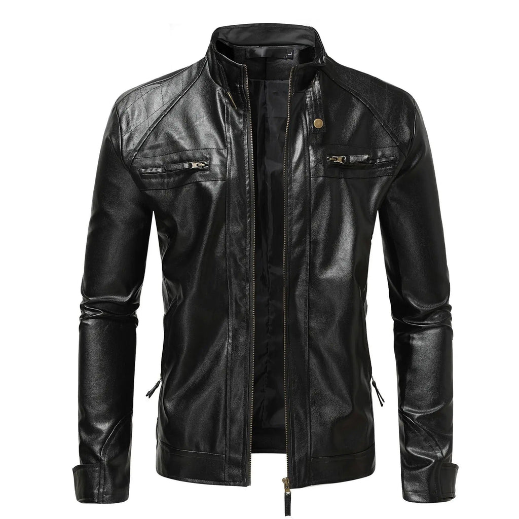 Elegant Leather Jacket for Men
